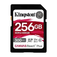 5 - Карта памяти Kingston Canvas React Plus, 256Гб (SDR2/256GB)