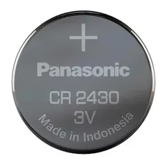 3 - Дисковые батарейки Panasonic CR-2430EL, CR2430, 1шт.