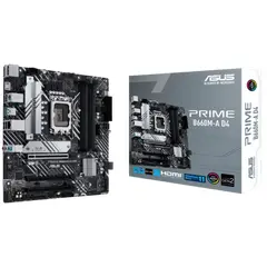 4 - Материнская плата ASUS PRIME B660M-A D4, LGA1700, Intel B660, Micro-ATX