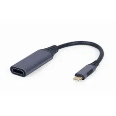4 - Видеокабель Cablexpert A-USB3C-HDMI-01, USB Type-C (M) - HDMI, 0,15м,...