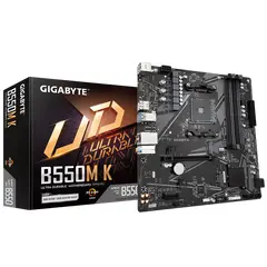 4 - Материнская плата Gigabyte B550M K, AM4, AMD B550, Micro-ATX