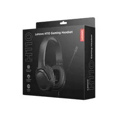 3 - Гарнитура для компьютера Lenovo H110, Проводной аналоговый, Чёрный