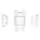 Ajax Wireless Security Motion Detector "MotionProtect Plus", White, Microwave... Ajax Wireless Security Motion Detector "MotionProtect Plus", White, Microwave...