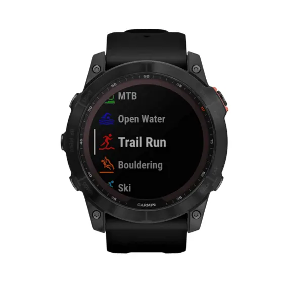 2 - Garmin Fenix 7X Solar GPS 51mm Graphite Band - Slate Grey