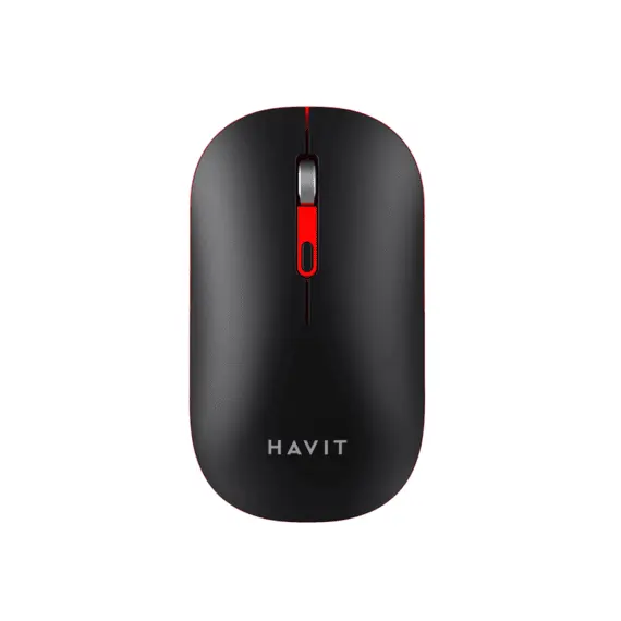 Wireless Mouse Havit MS60WB, 800-1600dpi, 4 buttons, Ambidextrous, 500mAh,...