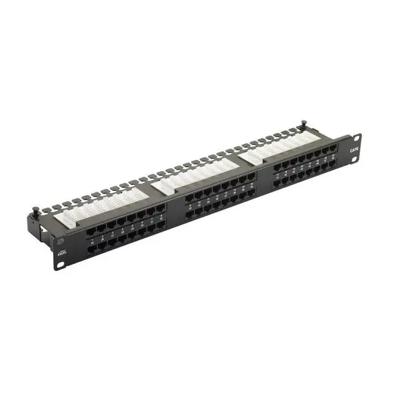48 ports UTP Cat.6 patch panel, 2U, LY-PP6-05, 19" Krone & 110 Dual 14640