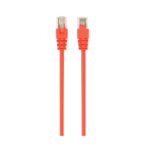 2 - 1 m, Patch Cord Orange, PP12-1M/O, Cat.5E, Cablexpert, molded strain...
