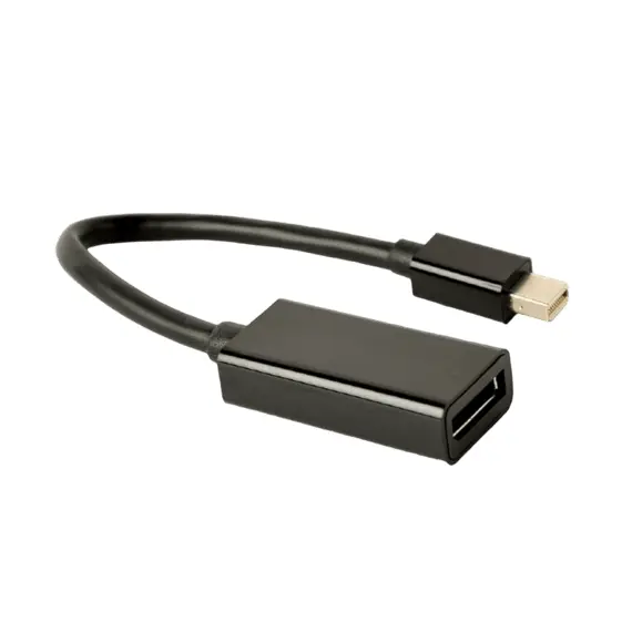 4 - Adapter DP F to mini DP M, 4K, Cablexpert "A-mDPM-DPF4K-01", Black