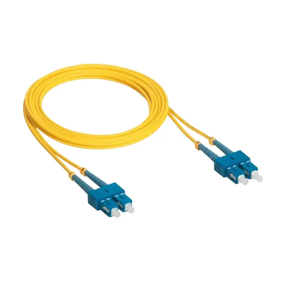 2 - Fiber optic patch cords, singlemode Duplex SC-SC, 7m