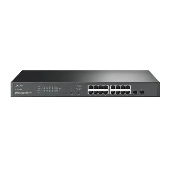 4 - 16-port Gigabit Smart POE+ Switch TP-LINK "TL-SG2218P", 16xPoE Ports,...