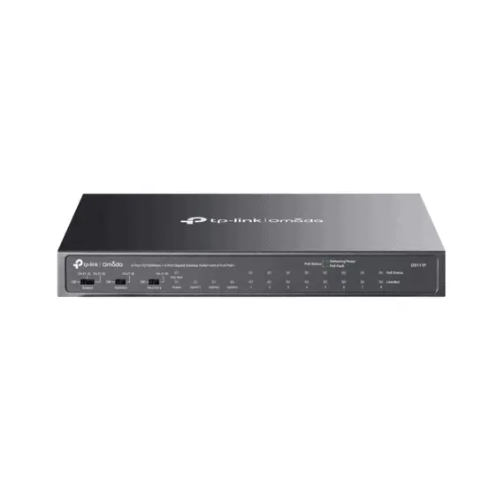 2 - .8-port 10/100Mbps POE+ Switch TP-LINK "DS111P", 8xPoE+ 2xGbE Ports,...