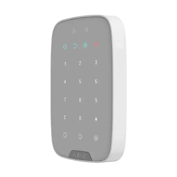 10 - Ajax Wireless Security Touch Keypad "KeyPad", White