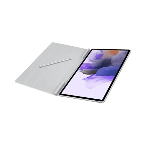 9 - Book Cover Tab S7+ / S7 FE (T730), Light Gray
