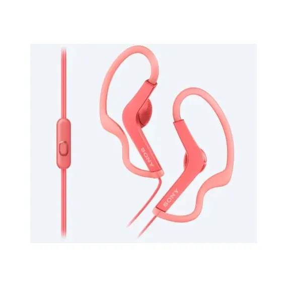 Original Sony Sport Earphones, MDR-AS210AP, Pink 22401