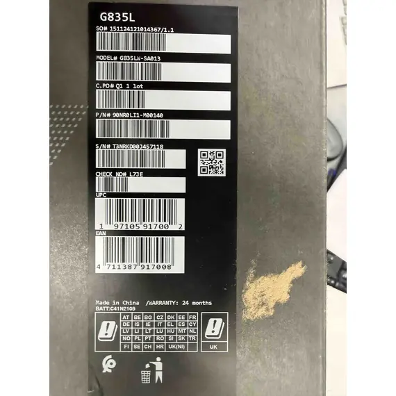 23 - Уценка B NB ASUS 18.0" ROG Strix SCAR 18 G835LW Black (Core Ultra 9...