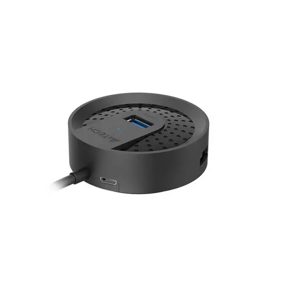 8 - USB 3.0 Hub 4-port A4tech "HUB-30", Cable 100cm, Micro USB Power...