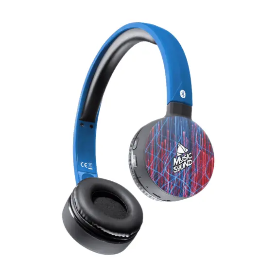 Bluetooth headset, Cellular MUSICSOUND, Blue 26705