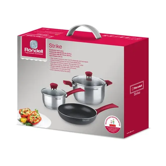8 - Frypan & Pot Set Rondell RDS-1217