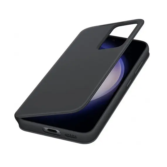 9 - Original Sam. Smart View Wallet Cover Galaxy S23+, Black