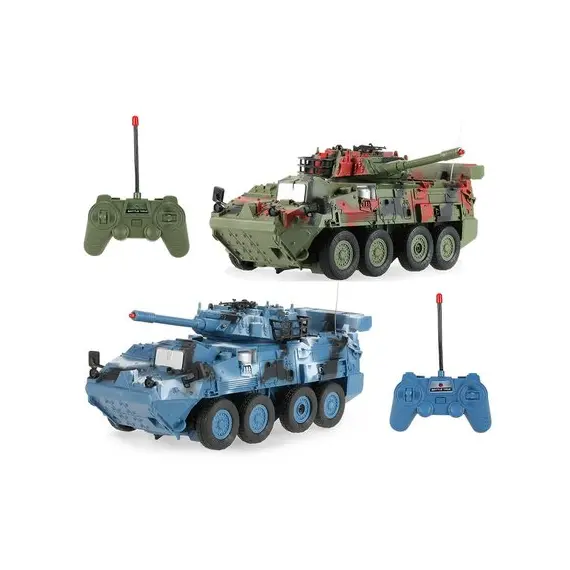 2 - Crazon Armored Vehicles, 27 Mhz & 40Mhz Infrared R/ C, 1:14, 333-ZJ11A