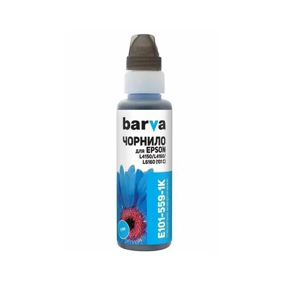 3 - Ink Barva for Epson 101 C cyan 100gr Onekey compatible