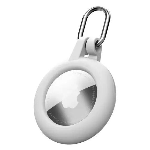 Чехол для трекера Airtag Cellularline AIRTAGSOFTSHELLW, Белый 64004