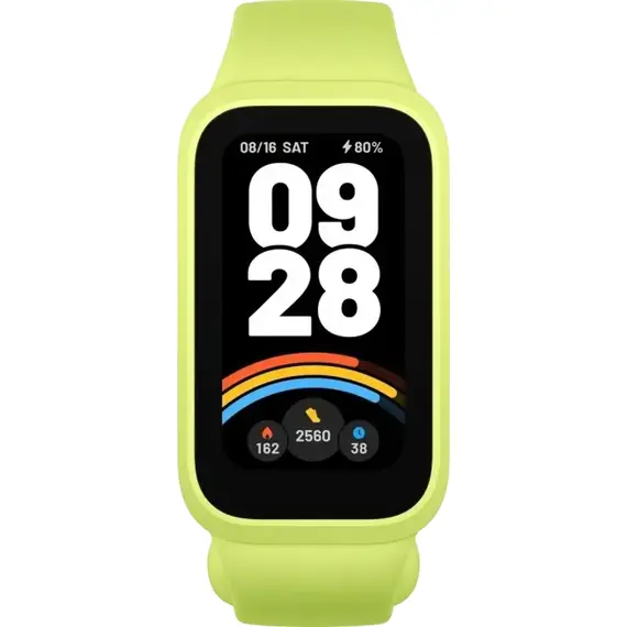3 - Спортивные/Тренировочные часы Xiaomi Smart Band 9 Active, Зелёный