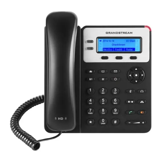 6 - Grandstream GXP1620, 2 SIP,2 Line, no PoE, Black