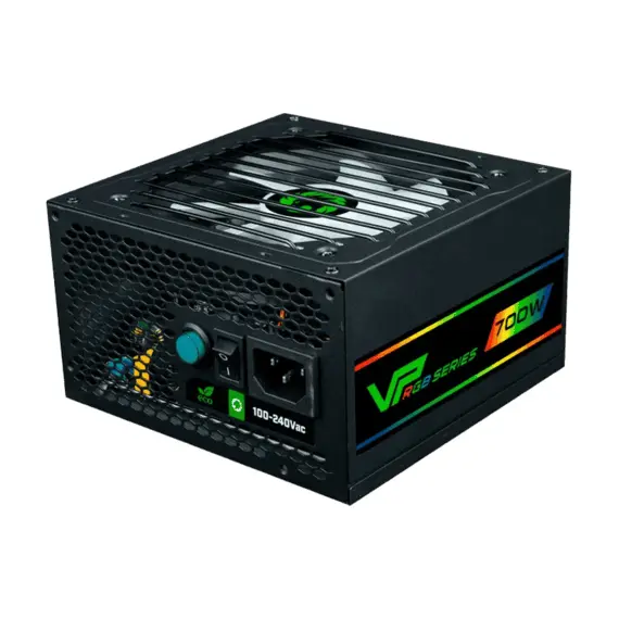 5 - Power Supply ATX 700W GAMEMAX VP-700-RGB, 80+ Bronze , Active PFC,...