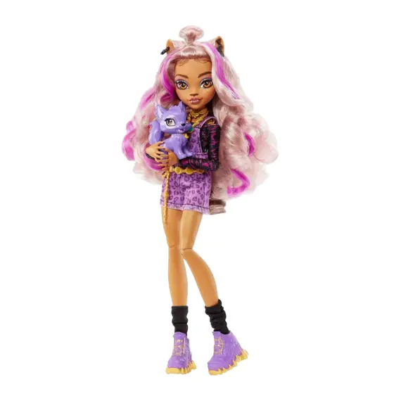 4 - HHK52 Set de joc Monster High “Clawdeen Wolf și Crescent”