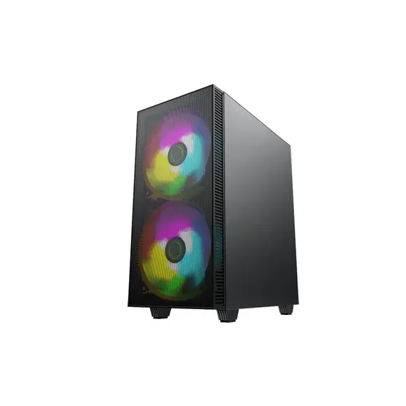 11 - Case ATX GAMEMAX Aero, w/o PSU, 0.5mm, 2x200mm & 1x120mm ARGB fans,...