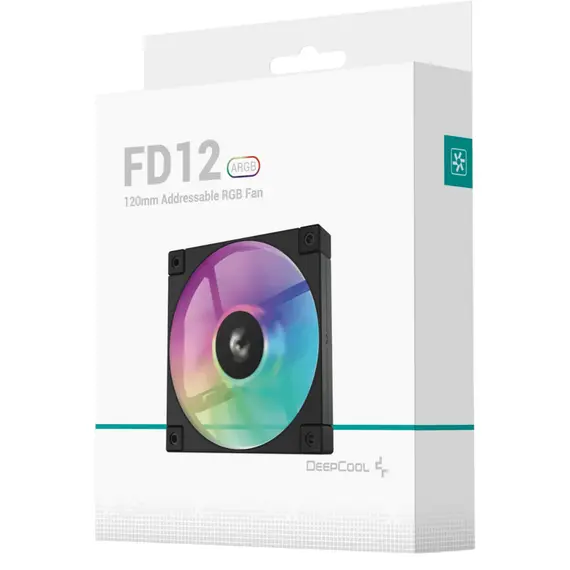 7 - PC Case Fan Deepcool FD12 ARGB, 120x20x25mm, ≤26.9 dB, 63,6CFM,...