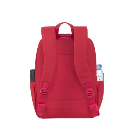6 - Backpack Rivacase 7560, for Laptop 15,6" & City bags, Canvas Red