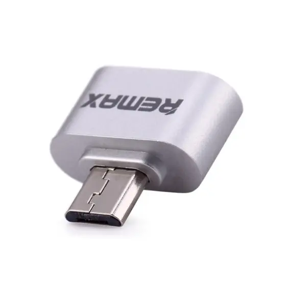 Adapter Remax OTG Micro-USB to USB A, Silver 27995
