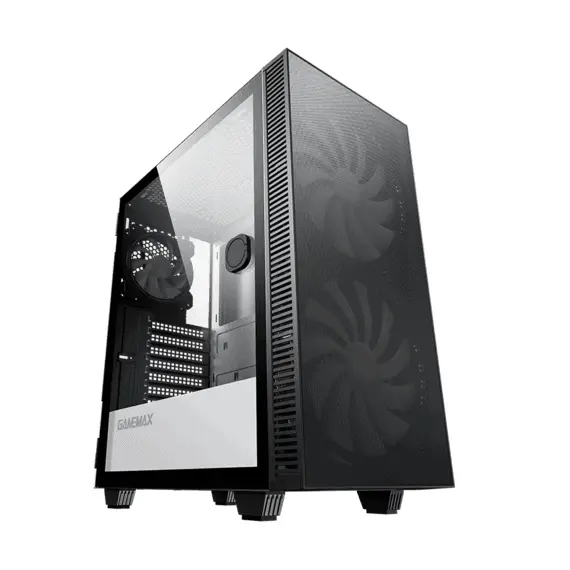 2 - Case ATX GAMEMAX Aero, w/o PSU, 0.5mm, 2x200mm & 1x120mm ARGB fans,...