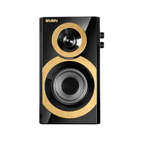3 - Speakers SVEN "SPS-619" Black/GOLD, 20w
