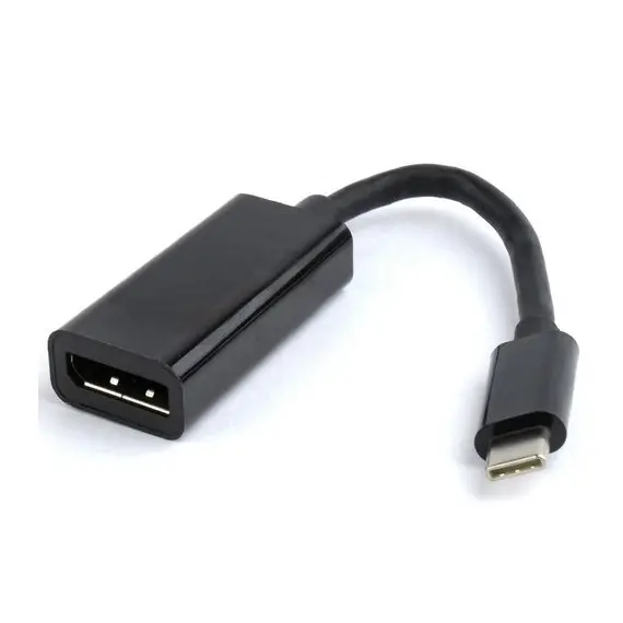 2 - Adapter Type-C to DP socket 0.15m Cablexpert, up to 4K at 60 Hz,...