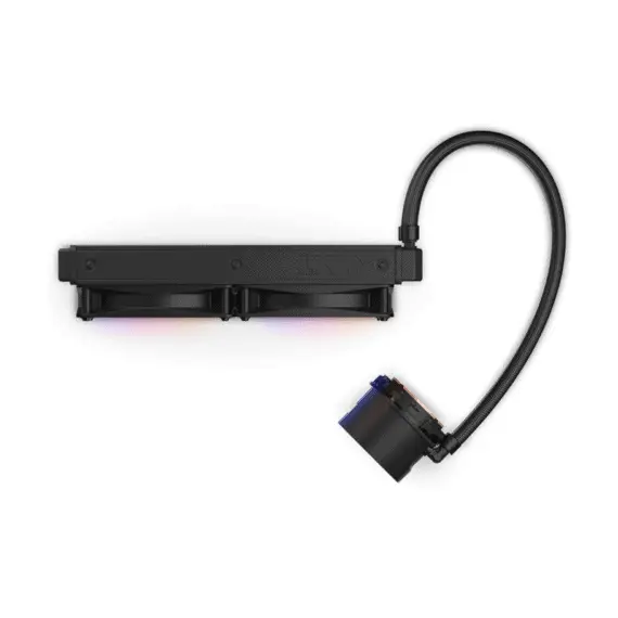 6 - AIO Liquid Cooling NZXT Kraken 240 RGB Black (33.8dB, 78CFM, 2x120mm,...