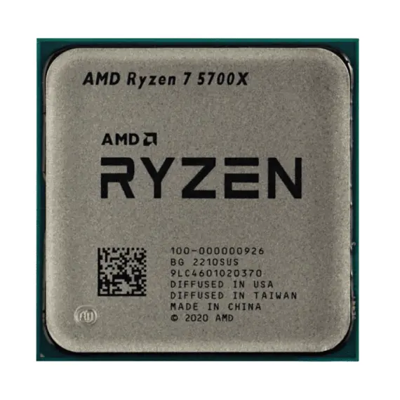 2 - CPU AMD Ryzen 7 5700X (3.4-4.6GHz, 8C/16T, L2 4MB, L3 32MB, 7nm,...