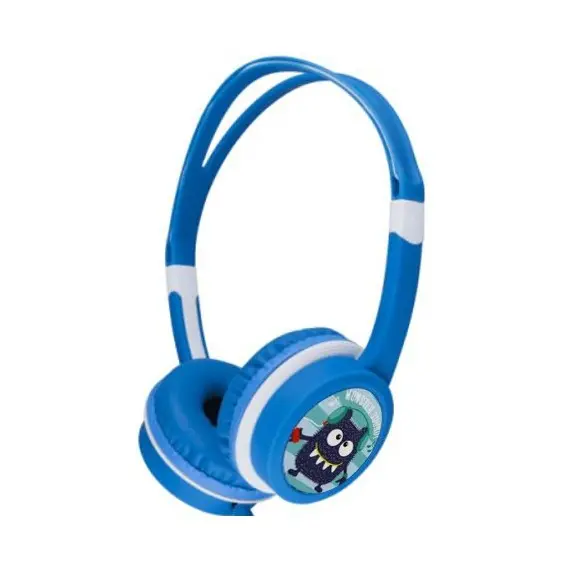 2 - Kids headphones with volume limiter, Blue, Gembird, MHP-JR-B