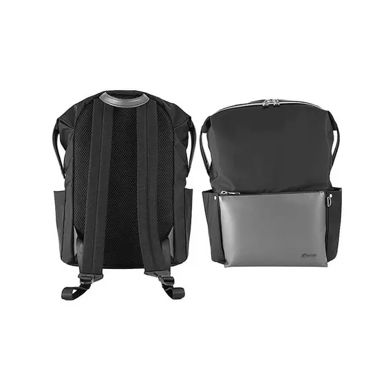 7 - Backpack Remax Double 566, for Laptop 15,6" & City Bags, Black