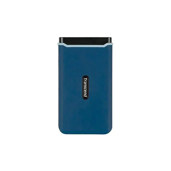 3 - .500GB Transcend Portable SSD ESD370C Navy Blue, USB-C 3.1...