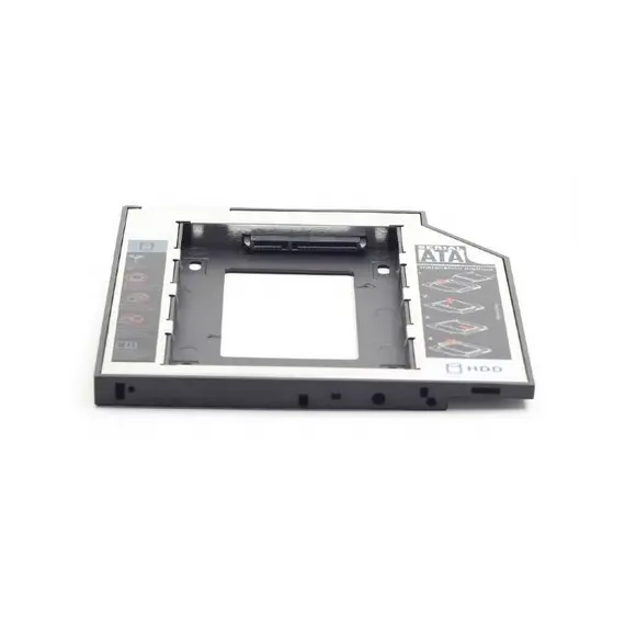6 - Laptop DVD slot adapter for 2.5'' drive, 12.7 mm heigh, Gembird,...