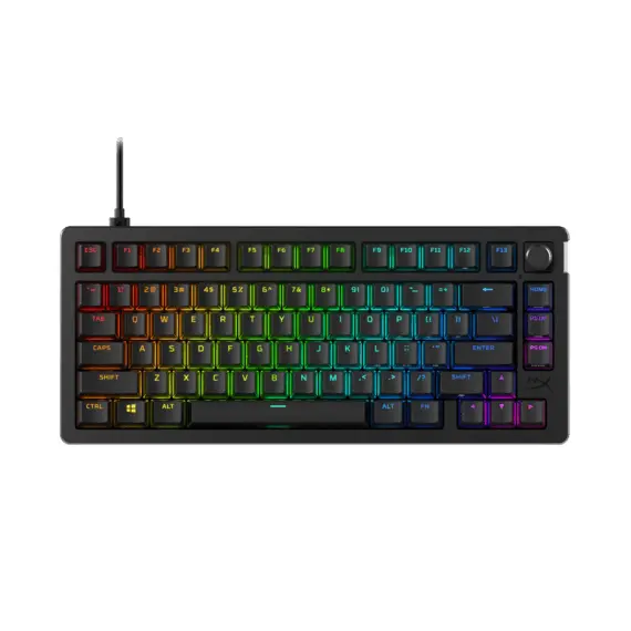 Gaming Keyboard HyperX Alloy Rise 75, Mechanical, 75% form factor, Linear SW,...