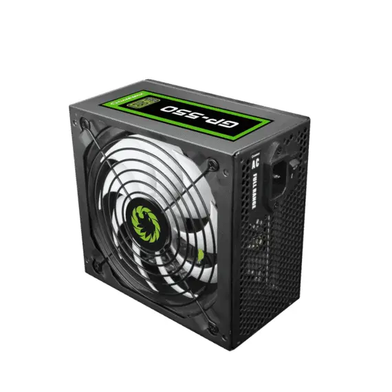 6 - Power Supply ATX 550W GAMEMAX GP-550, 80+ Bronze, Active PFC, 140mm...