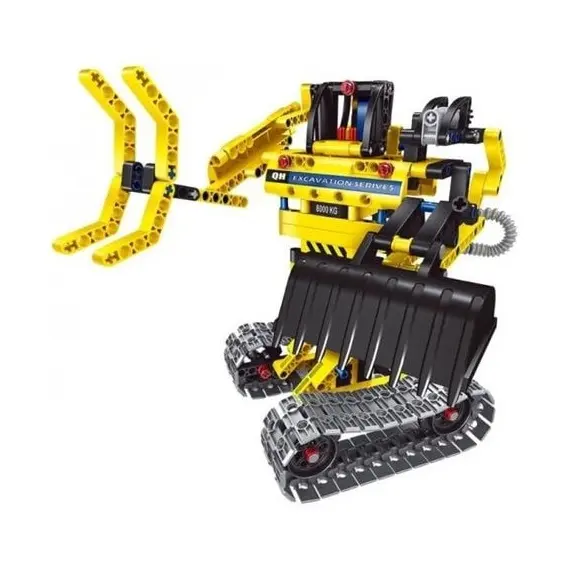 5 - 6801, XTech Bricks: 2in1, Construction Excavator & Robot, 342 pcs