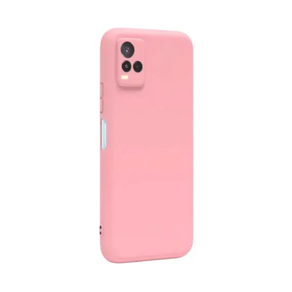 2 - Xcover husa p/u Vivo Y21, Liquid Silicone, Pink