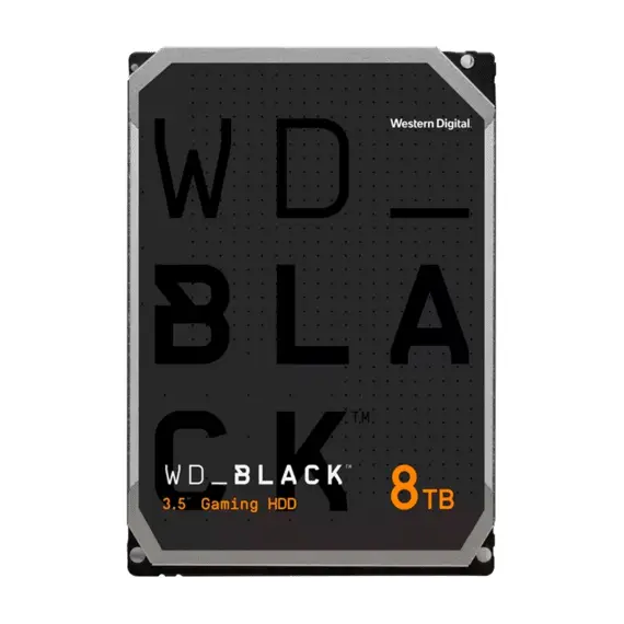 3.5" HDD 8.0TB-SATA-128MB Western Digital "Black (WD8002FZWX)", Gaming, CMR...