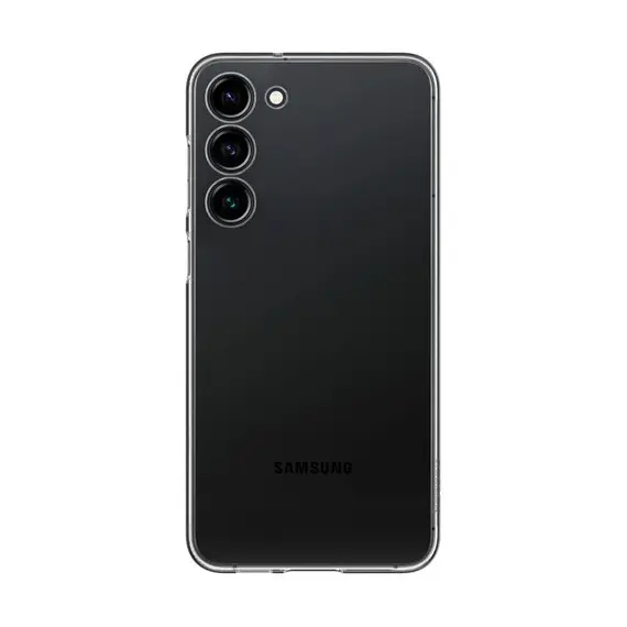 9 - Spigen Samsung S23, Airskin, Crystal Clear