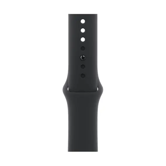 Apple Watch Series 10 GPS, 46mm Jet Black Aluminium Case with Black Sport...